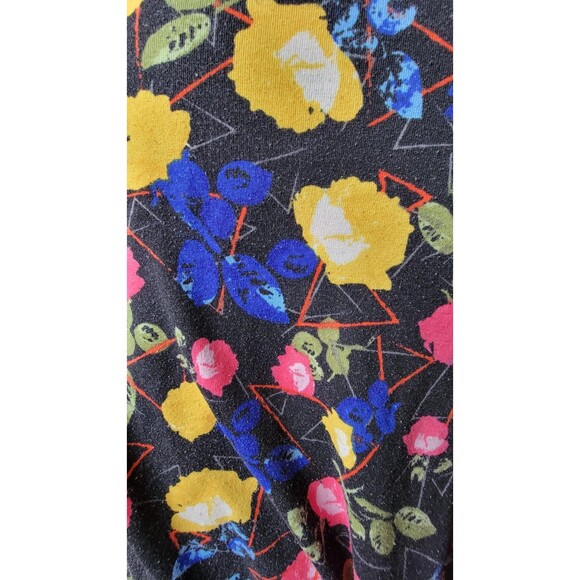 LuLaRoe Women's Tunic Top 2X Floral 90s 80s Vintage Artsy Whimsigoth Plus Size - Picture 3 of 4